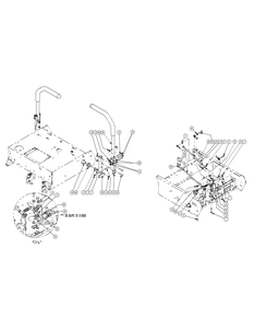 Steering Assembly 2008 And Before Diagram and Parts List for Z-FORCE44 17AF3AGL-17AF3AGL010 Cub Cadet Lawn Tractor
